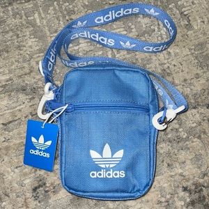 NWT Authentic Adidas Originals Festival Bag Crossbody Unisex Blue